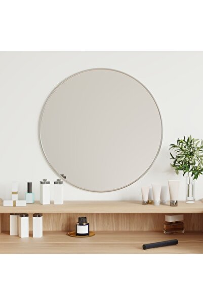 Concept Round wall mirror, silver, Ø 50 cm