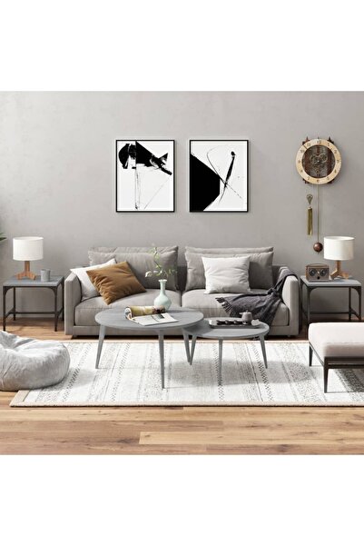 vidaxl Βοηθητικά τραπεζάκια 2 τεμ. γκρι sonoma 40x40x35 εκ. επεξεργασμένο ξύλο