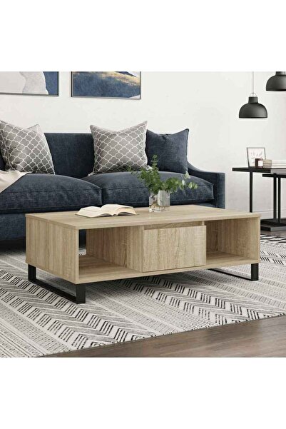 Concept Masă de cafea, stejar Sonoma, 104x60x35 cm, lemn compozit