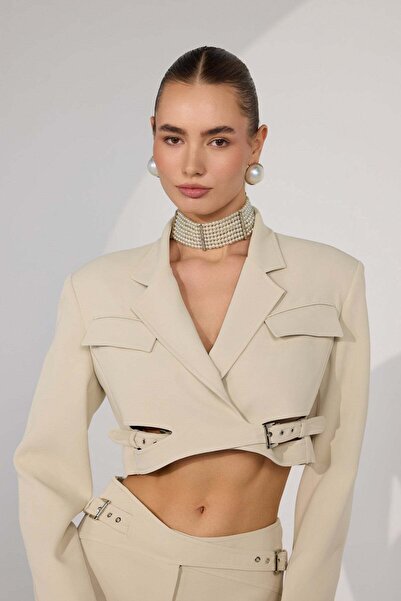 NOK İSTANBUL Iconic Babe Jacket STONE