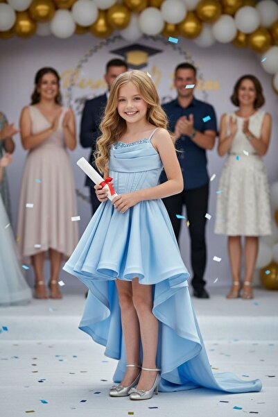 Lidya Kids KIZ ÇOCUK MEZUNİYET ELBİSESİ