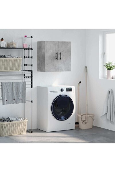 Concept Dulap de perete, gri beton, 60x31x60 cm, lemn compozit