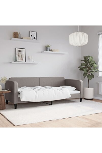 Concept Κρεβάτι ημέρας, γκρι-μπεζ, 80x200 cm, ύφασμα