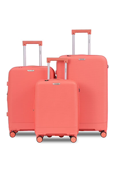 PARAJOHN Para John Movea 3 PCS PP Luggage Set Expandable 8 Wheel Spinner