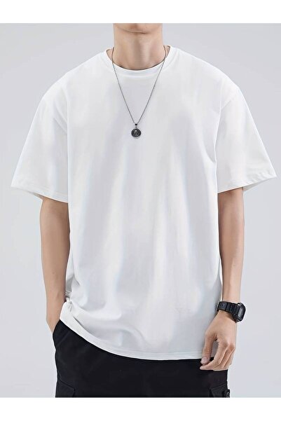 Gollinger Μπλουζάκι με λαιμόκοψη ποδηλάτου χωρίς στάμπα - Oversize Basic T-shirt