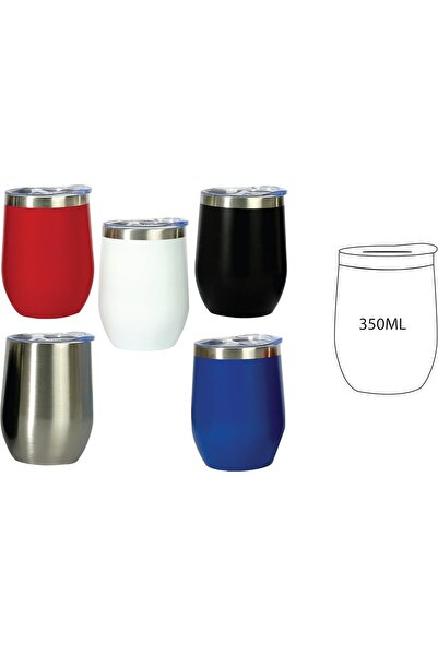 Generic Stainless Steel Coffee Tumbler Pack of 5 Double Wall Vacuum Insulated