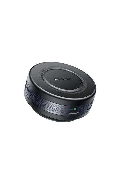 Yesido Car Phone Holder, Electric Suction Cup, USB-C, Polycarbonate, Black