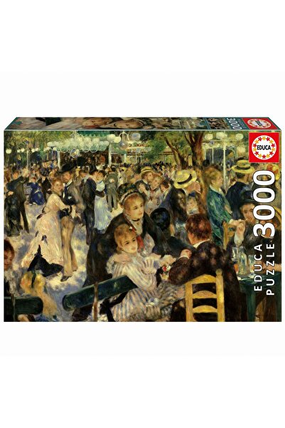 Educa Puzzle لغز الرقص في لو مولان دي لا غاليه من إدوكا 3000 - بيير أوغست رينوار
