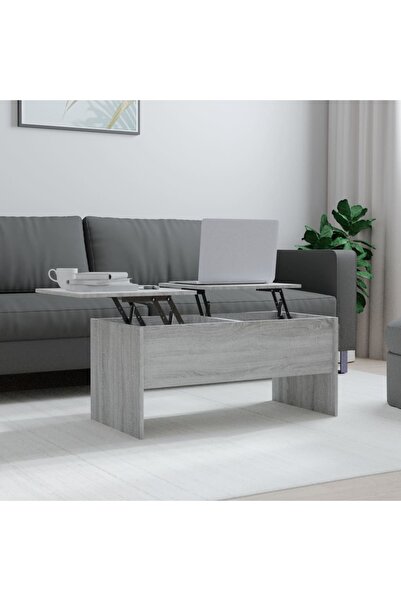 Concept Τραπεζάκι σαλονιού, γκρι sonoma, 102x50.5x46.5 εκ., επεξεργασμένο ξύλο