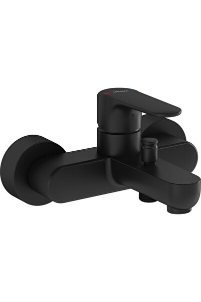VitrA Artema Root Round A4272536 Banyo Bataryası, Mat Siyah