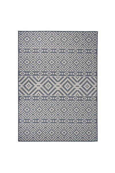 Concept Outdoor Rug , blue stripes, 200x280 cm, flat weave