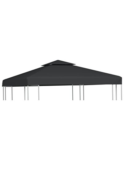 Concept Copertină rezervă acoperiș pavilion gri închis 3x3 m 310 g/m²