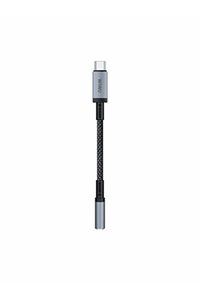 WIWU محول الصوت Wi-C047T Legend (0.15 متر) من USB-C/Lightning إلى 3.5 ملم - أسود