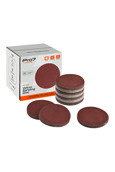 Lawazim قرص صنفرة Pro7 مكون من 100 قطعة، مقاس 4.5 بوصة، مصنوع من أكسيد الألوم...