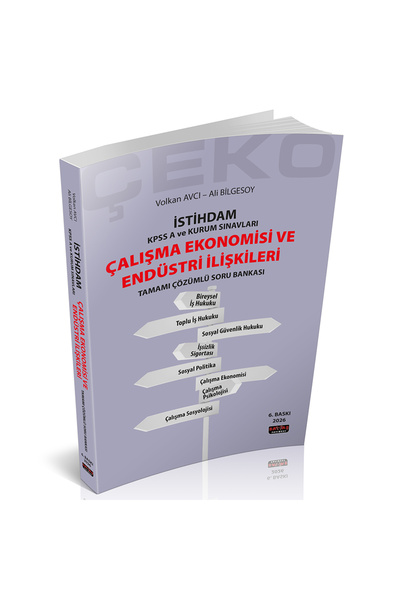 Savaş Yayınevi İstihdam ÇEKO Çalışma Ekonomisi ve Endüstri İlişkileri Soru Ba...