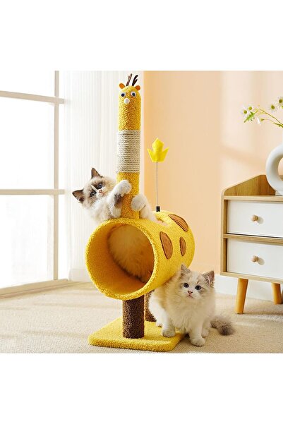 Arabest Cute Cat Climbing Shelf, Living and Playing All-in-One Cat House, Sui...
