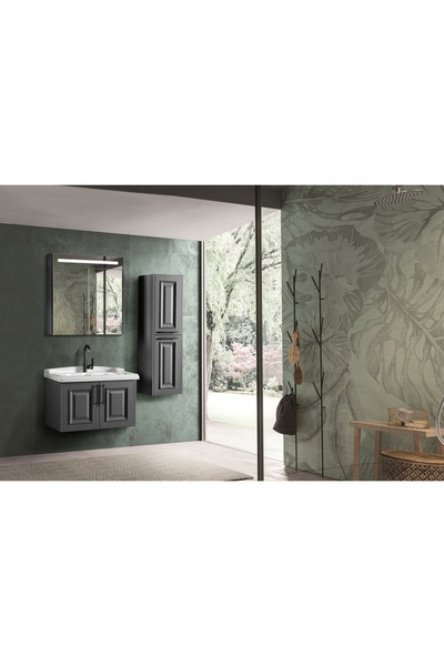 Aca ROMA 80CM BANYO DOLABI TAKIMI BOY DOLAPSIZ