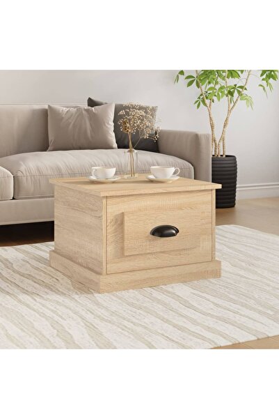 Concept Τραπεζάκι σαλονιού, δρυς sonoma, 50x50x35 εκ., επεξεργασμένο ξύλο