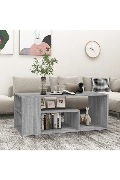 Concept Τραπεζάκι σαλονιού, γκρι sonoma, 100x50x40 εκ., επεξεργασμένο ξύλο