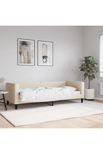 Concept Pat de zi, crem, 80x200 cm, material textil