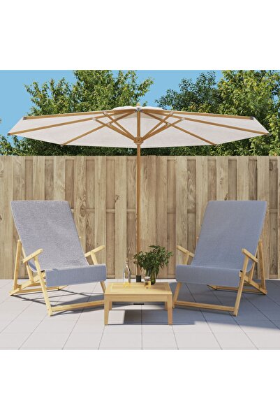 Concept Prosoape de plajă, 2 buc., gri, 60x135 cm, textil 400 GSM