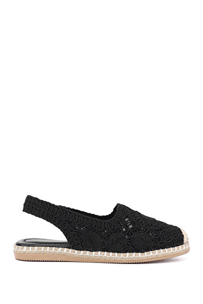 GÖNDERİ(R) Дамски черни обувки с отворена пета за ежедневно носене