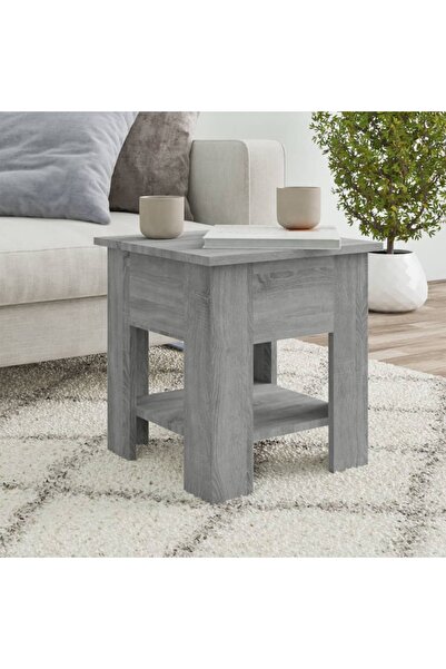 Concept Τραπεζάκι σαλονιού, γκρι sonoma, 40x40x42 εκ., επεξεργασμένο ξύλο