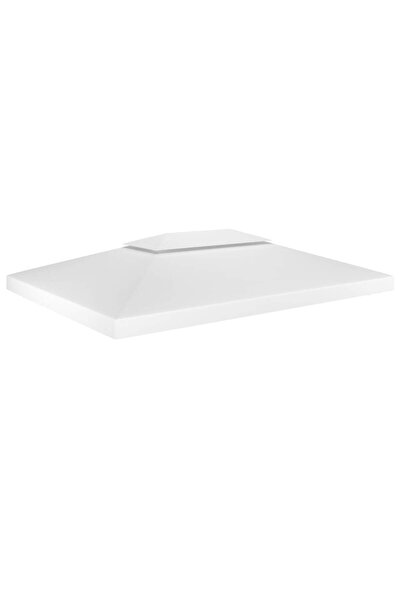 Concept Acoperiș de pavilion cu 2 niveluri, alb, 4x3 m, 310 g/m²