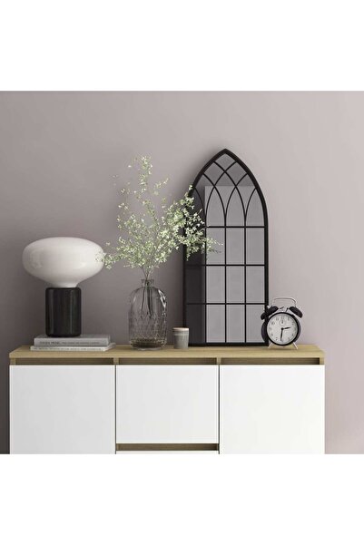 Concept Καθρέφτης, μαύρος, 70x30 cm, σιδερένιος, για εσωτερική χρήση