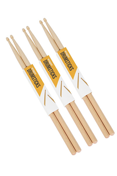 Wagon Барабанні палички Hickory 7A (3 пари)