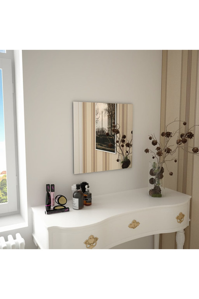 Concept Oglindă de perete, 50 x 50 cm, pătrat, sticlă