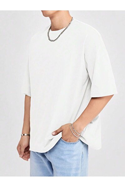 By Layina Unisex Large Size Relaxed Fit T-Shirt - Crew Neck T-Shirt
