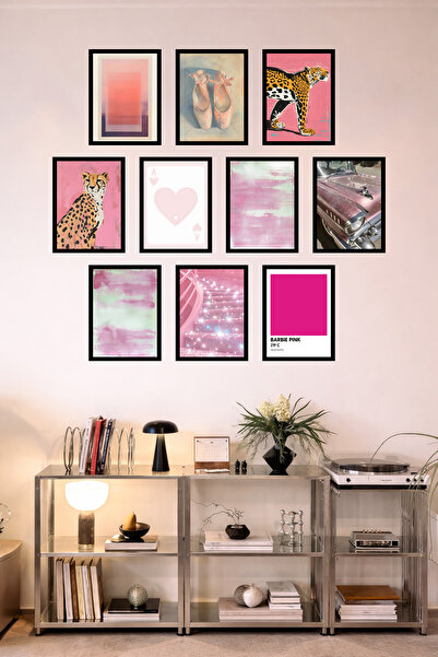 UNT 10-Frame Look Kitchen |   Modern |   Retro Wall Poster Painting Set – 15X...