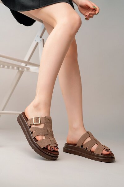 BAHRİNA Female Gladiator Slipper