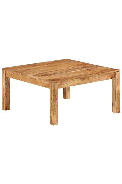 Concept Τραπεζάκι σαλονιού, 80x80x40 εκ., μασίφ ξύλο ακακίας