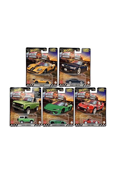 HOT WHEELS Premium Boulevard GJT68-978E 5'li Set