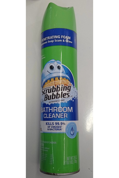 Scrubbing Bubbles Bathroom Cleaner Penetratıng Removes Soap Scum & Grime Bany...