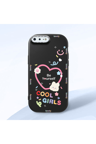 Hontinga iPhone 8 Plus Compatible Camera Protected Black Soft Silicone Phone ...