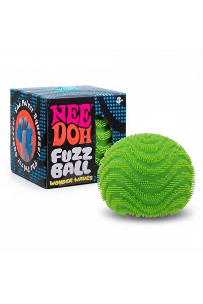 Be Venom™ Jucarie antistres Fuzz Ball NeeDoh, 6,3 cm VERDE
