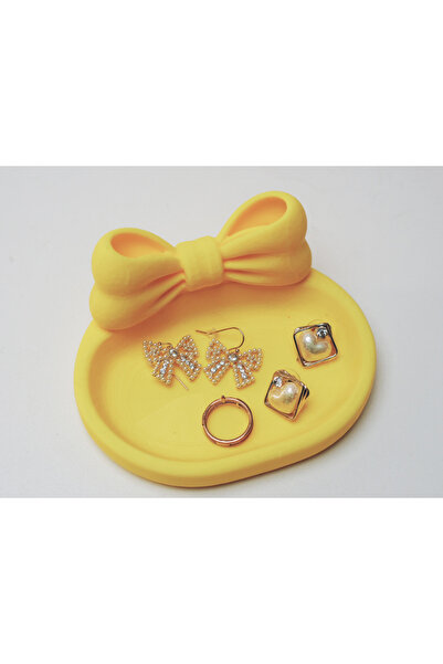 DU&ER Bow Design Entryway Keychain and Jewelry Tray – Decorative Organizer Ca...