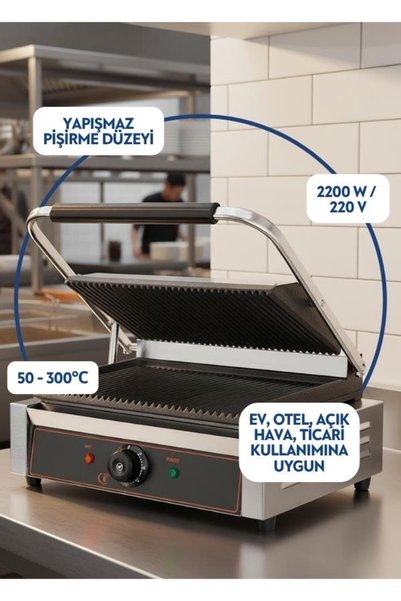 vosco Tost Makinası 16 Dilim