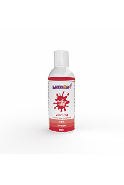 Lumea Colorant alimentar gel Rosu Aprins, 200g -