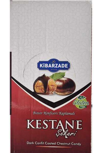 Kibarzade Chestnut Bars with Chocolate Glaze 65 gr * 24 pieces per box