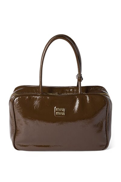 Miu Miu Beau Naplak Patent Leather Bag