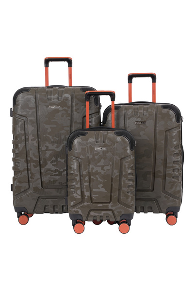 PARAJOHN Para John 3 PCS Travel Suitcase Set ABS 8 Wheel Spinner Luggage Set