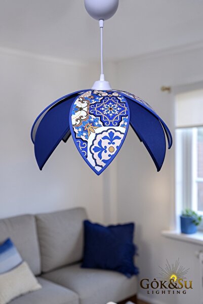 Göksu Lighting Papatya Model Flora Serisi Dekoratif Sarkıt Avize Salon-Oturma...