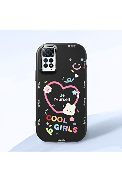 Hontinga Redmi Note 11 Pro Compatible Camera Protected Black Soft Silicone Ph...