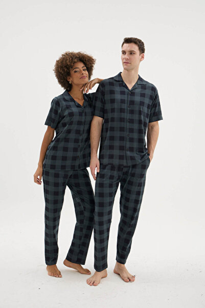 KLY Valentine's Day New Season Concept Women's and Men's 2-Piece Pajama Set S...