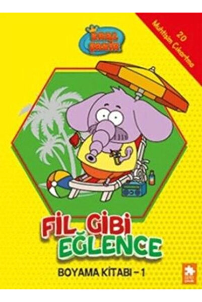 Eksik Parça Yayınları كتاب تلوين ترفيهي على شكل فيل - 1-كتاب كرال شاكر، كتب م...