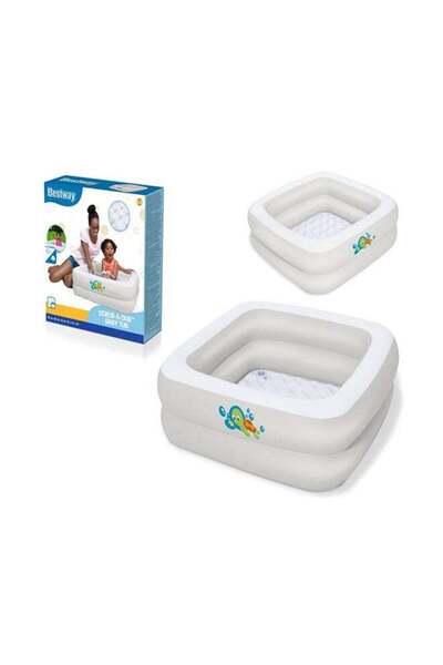 BESTWAY مسبح مربع قابل للنفخ - 26-51116 86×86×25 سم